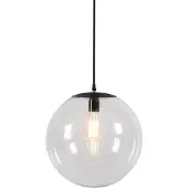 QAZQA Smart pendellampa transparent 35 cm inkl WiFi A60 - Pallon