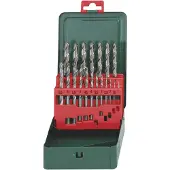 Metabo Borrsatser för metall HSS-G; 1-10 mm; 19 st.