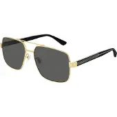 Gucci Square Herr Guld Svart Grå GG0529S