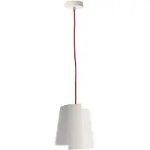 Deko-light Twister I 342144 Pendellampa LED, Halogen E14 25 W Vit