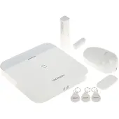HIK VISION Hikvision AX PRO Kit - Hemsäkerhetssystem - trådlös, kabelansluten - Wi-Fi - 868 MHz, 2.4 Ghz - 10/100 Ethernet - vit