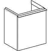 Geberit Underskåp iCon 1 lucka 37x41,5 h sandgrå
