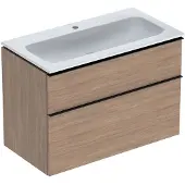 Geberit Möbelset iCon smal 2 lådor 90x63 ek
