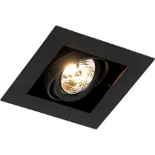 QAZQA Modern infälld spotlight svart justerbar - Oneon 70