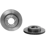 Brembo Bromsskiva 9714331 bak, ventilerad, höggradigt förkolnad, 1 Stycke