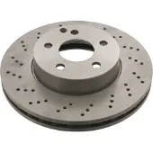 FEBI BILSTEIN Bromsskiva 30552 fram, ventilerad, perforerad, 1 Stycke