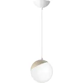 Milagro Glas pendellampa Sfera , dimbar, Vitt / opal, Vardagsrum / matsal, Glas, Modern, Pendellampa