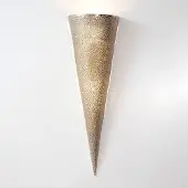 Holländer Vägglampa Oriental, dimbar, Förkromad / silver, Vardagsrum / matsal, Aluminium / grå / zink, Orientalisk / Marockansk, Vägglampa, vägglampa inomhus