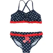 Playshoes Bikini 'Schwäne' blå / röd / vit