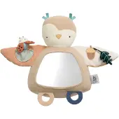 Sebra Aktivitetsspegel - Ugglan Blinky - Maple Beige - - One Size - Aktivitetsleksaker