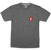 Chrome Vertical Red Logo T-shirt Med Korta ärmar