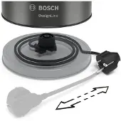 Bosch TWK5P475 vattenkokare - 1,7 L - Grå - 2400 W - Anti-kalk