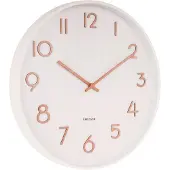 Karlsson Pure large 60 cm vit väggklocka KA5810WH