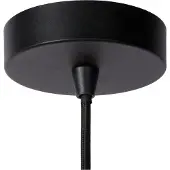 Lucide Hänglampa Lester, dimbar, Svart, Vardagsrum / matsal, Metall, Modern, Pendellampa