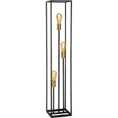 Lucide Golvlampa Ruben, Svart, Vardagsrum / matsal, Metall, Modern, Golvlampa