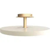 UMAGE Design taklampa Asteria Up Large, dimbar, Vitt / opal, Vardagsrum / matsal, Rostfritt stål, Design, Taklampa
