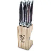 Style de Vie Grillknivar Laguiole Mörkt Trä Set 6 Sdv