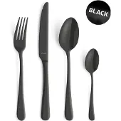 Amefa Austin 1410 24-piece cutlery set matt, black