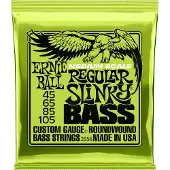 Ernie Ball 2856 Regular Slinky Nickel Wound Medium Scale Bass Strings 45-105 Basgitarrsträngar