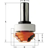 Cmt Hålkärlsfräs ; S=12 mm; D=31,7 mm; med kullager