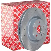 FEBI BILSTEIN Bromsskiva 26406 fram, ventilerad, perforerad, 1 Stycke