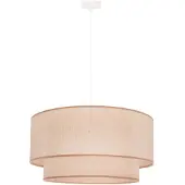 Duolla Hänglampa Boho , dimbar, Creme / bärnsten, Vardagsrum / matsal, Textil / tyger / siden, Lantlig / rustik, Pendellampa