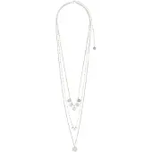 Pilgrim Halsband 'Carol' silver / transparent