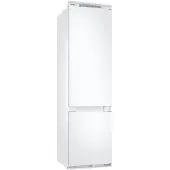 Samsung BRB30705EWW - Kylskåp/frys - bottenfrysskåp - inbyggd - fördjupning - bredd: 55.5 cm - djup: 56 cm - höjd: 193.8 cm - 298 liter - Klass E - vanligt vitt