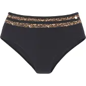 LASCANA Bikiniunderdel 'Adele' beige / brun / svart