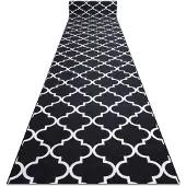 Rugsx Löpare anti-halk TRELLIS 120 cm svart 30350 120x600 cm