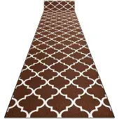 Rugsx Löpare anti-halk TRELLIS brun 120 cm 30351 120x260 cm