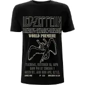Ginza.se Led Zeppelin: Unisex T-Shirt/TSRTS World Premier (Black) (Medium)