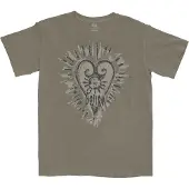 Ginza.se Gojira: Unisex T-Shirt/Fortitude Heart (Dust) (Small)