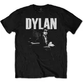 Ginza.se Bob Dylan: Unisex T-Shirt/At Piano (Black) (Large)