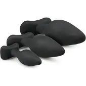 Easytoys Anal Collection Rocket - analpluggsset (svart, 3‑delars)