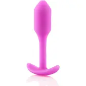B-Vibe Snug Plug 1 - analplugg med inre vikt (55 g, rosa)