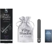 Fifty Shades of Grey - stavvibrator - vattentät - grå