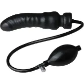 The Latex Collection LATEX - uppblåsbar dildo (svart)