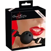 Bad Kitty - silikon gagball liten - svart