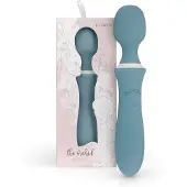 Bloom Orchid Wand - vibrator stav - uppladdningsbar massager - turkos