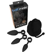 Bathmate Anal Training Plugs - analpluggsset (svart)