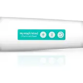 MyMagicWand - massagevibrator med stark motor - vit/turkos