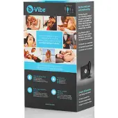B-Vibe Snug Plug 3 - dubbelkule‑buttplug (180 g, svart)
