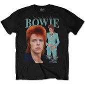 Ginza.se David Bowie: Unisex T-Shirt/Life on Mars Homage (Black) (Medium)