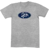 Ginza.se Ash: Unisex T-Shirt/Retro Logo (Black) (Medium)