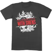 Ginza.se Sleeping With Sirens: Unisex T-Shirt/Floral (Black) (X-Large)