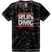 Ginza.se Run DMC: Unisex T-Shirt/Logo (Black) (Wash Collection) (X-Large)