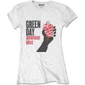 Ginza.se Green Day: Ladies T-Shirt/American Idiot (White) (Large)