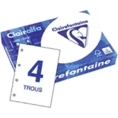 Clairefontaine Clairalfa 4-håls perforerat papperspaket | 2989C | 500 ark