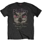 Ginza.se Pink Floyd: Unisex T-Shirt/Owl - WDYWFM? (Black) (X-Large)